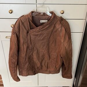 Marcel Kassini XL Tan real 100% Leather Jacket